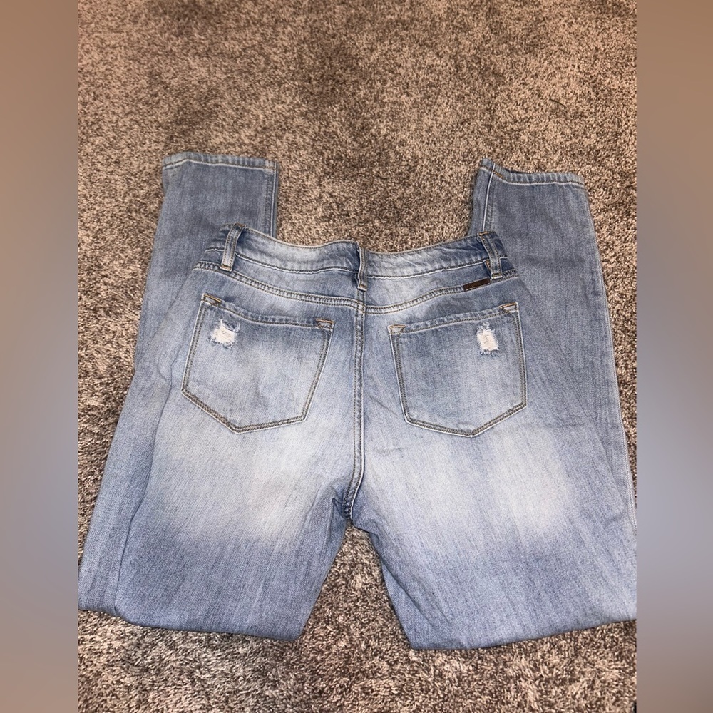 KanCan High Rise Mended Boyfriend Jeans - Picture 7 of 9